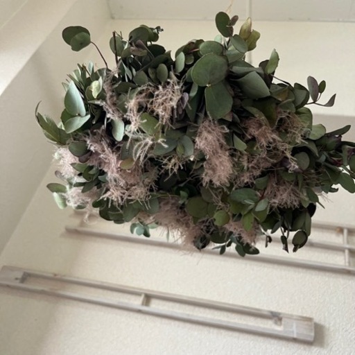 ユーカリとスモークツリーフライングリース