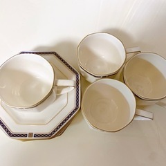コーヒーカップ&ソーサー　4客の画像