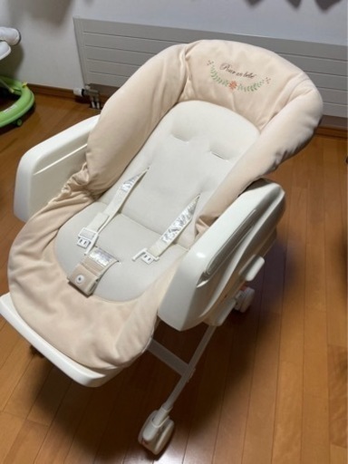 【美品】ハイローチェア　バウンサー　手動
