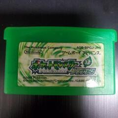 ゲームボーイアドバイス　ポケットモンスター緑リーフグリーン