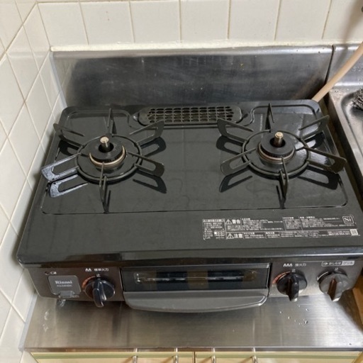 リンナイ　都市ガス　ガスコンロ　Rinnai KG34NBK