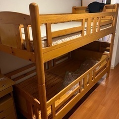 木製2段ベッド