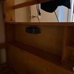 木製2段ベッドの画像