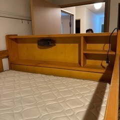 木製2段ベッドの画像