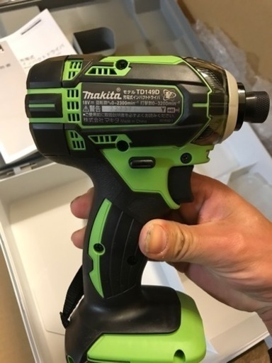 決まりました。マキタ　18VインパクトドライバーTD149 新品未使用品