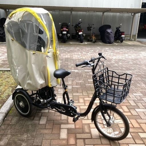 ふたごじてんしゃ　レインカバー 付