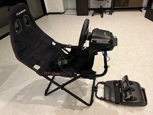 レースゲームをリアルに ★ Playseat Challenge ★ ハンコン用スタンド