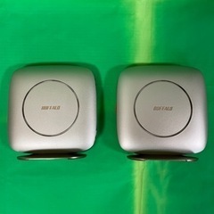 BUFFALO 無線LAN2台。親機と子機として利用可能