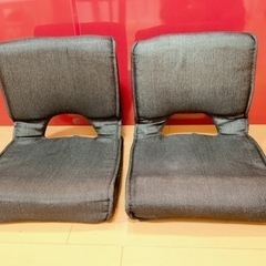 【お譲り先決定】【美品】低反発フロアチェア/座椅子/美品ローテー...