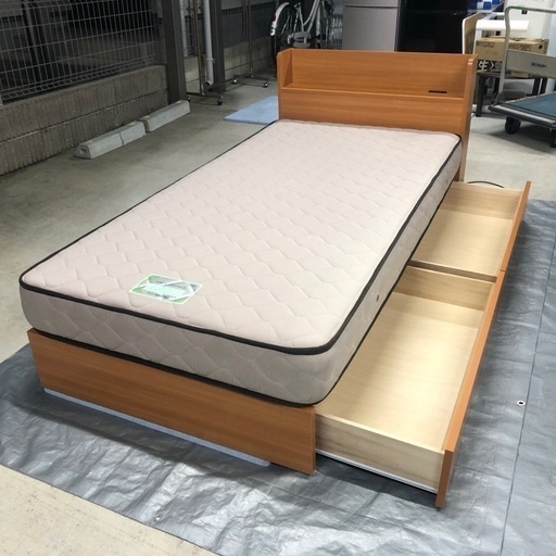 アイシン 収納付きシングルベッド