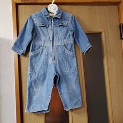イケダノブオ　ロンパース　つなぎ　90