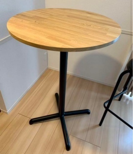 IKEA カフェバーテーブル　ステーンセレ&テーブルトップはオーク