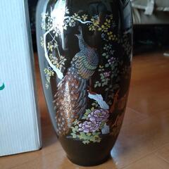 特撰花瓶　九谷善山窯　箱付きの画像