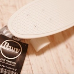 ★1回使用★ペニー★ホワイト★PENNY skateboard（ペニースケートボード）22inch CLASSICS STAPLES