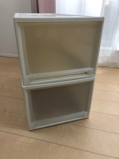収納ボックス×2(幅39cm、高さ30cm、奥行74cm)