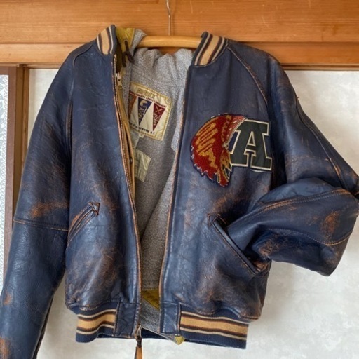 sold outありがとございました。アビレックス　ライナー付き革ジャン