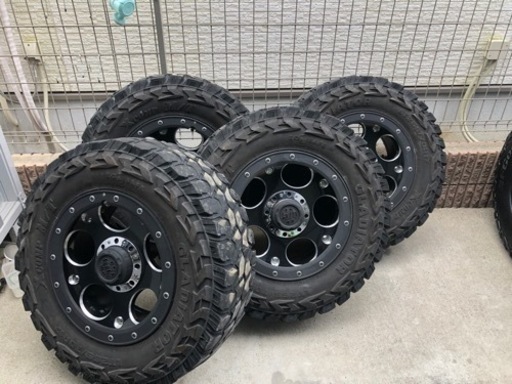 ホイールタイヤ4本セットとbfグッドリッチタイヤ4本セット