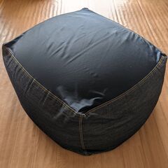 【無料】無印・体にフィットするソファ・綿デニムネイビー1個