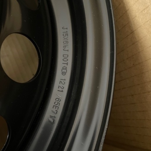 トヨタ純正　15インチ　スチールホイール＊ホイールカバー