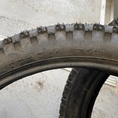 【取引中】スーパーカブ　スパイクタイヤ　2本の画像