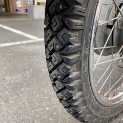 【取引中】スーパーカブ　スパイクタイヤ　2本の画像