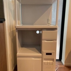 【商品説明書付き】コンセント・米びつ付きキッチン収納棚(SK-306)の画像