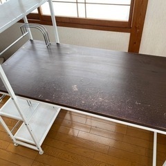 棚付きデスク