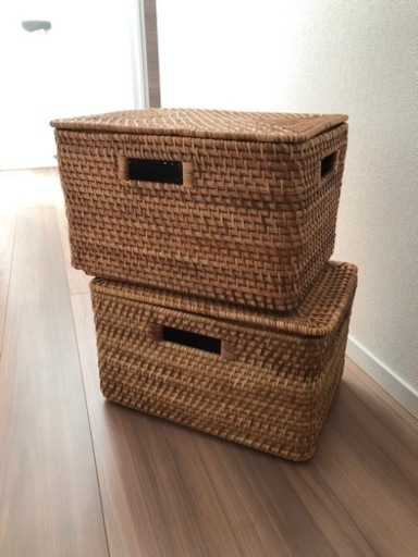 収納BOX（ライトブラウン）