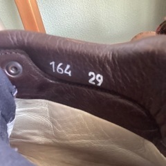 中古　ブーツ　モンベル　茶色の画像