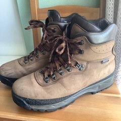 中古　ブーツ　モンベル　茶色の画像