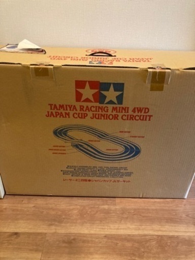 【中古】TAMIYA レーサーミニ四駆ジャパンカップJr.サーキット〈レッド/ホワイト/ブルー〉