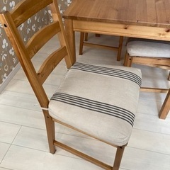 中古 IKEA JOKKMOKK テーブル&チェア4脚 引取り限定の画像