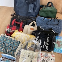 ビームス等バッグ10点＋ポーチ2点＋Zoffブルーカットメガネ