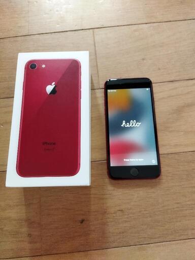 iPhone8 64G シムフリー　レッド