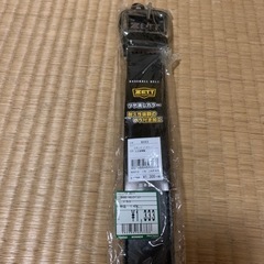 ZETT 野球ベルト　つや消し　の画像