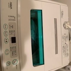 2013年式　洗濯機 洗濯・脱水5kg AQUA AQW-S502W