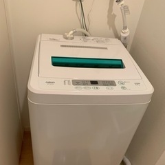 2013年式　洗濯機 洗濯・脱水5kg AQUA AQW-S502Wの画像
