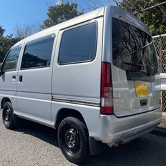 平成15年 サンバーバン VB TV2 シルバー 4WD MT AC 走行19.6万キロ 車検4年9月!!の画像