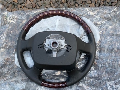 ヴェルファイア　ウッドコンビハンドル&ウッドコンビシフトノブ