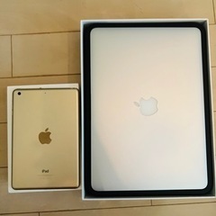 IPad Mini 3 16GBとMacBook Air 13