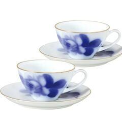 【新品】大倉陶園　ティー.コーヒーカップペアセット