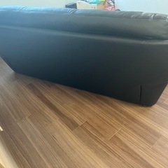ニトリ　3P .レザーソファの画像