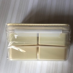 持ち手付き　2段ランチボックス（イエロー）の画像