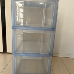 【取引相手決定済み】収納ケース(クリアチェスト)