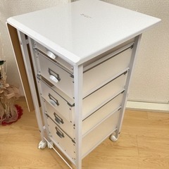 【定価：12,800円】広がる調理台付き 多段キッチンストッカー（キッチン収納）の画像