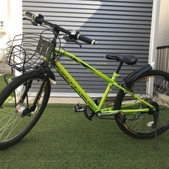 自転車24インチ　オートライト　切り替え6段階