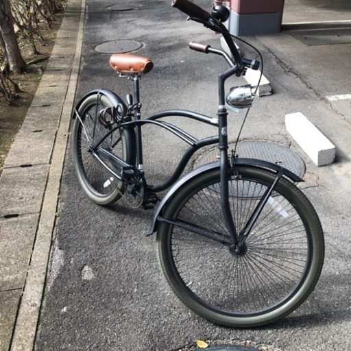 【お取引者様決定♪】中古　ビーチクルーザー(マットブラック)