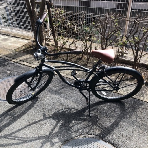 【お取引者様決定♪】中古　ビーチクルーザー(マットブラック)