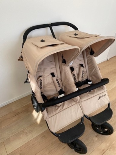 エアバギー　ココダブル　キャメル　双子年子ベビーカー