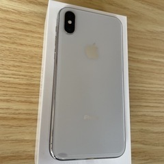 取り引き中　iPhone X Silver 64 GB SIMフリーの画像